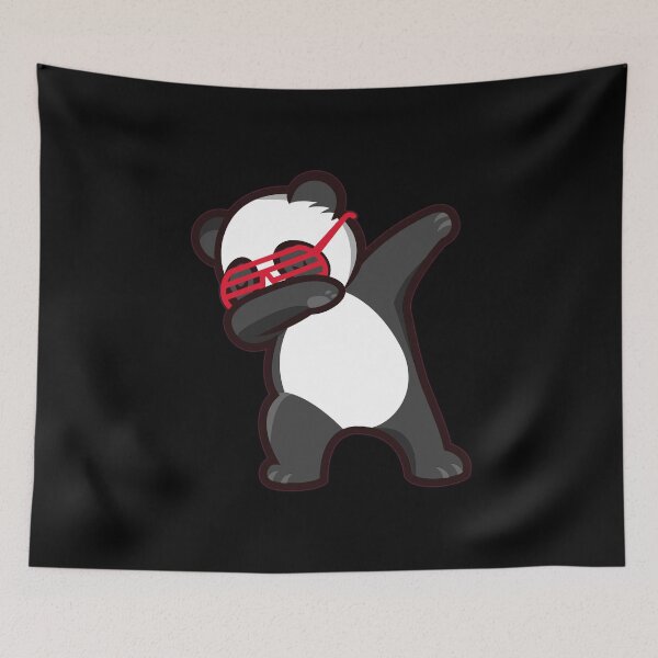 Item preview, Cool Dabbing Panda with Shutter Glasses designed and sold by friendlyspoon.