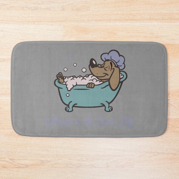 Item preview, Welcome To The Good Life Funny Fun Happy Dog graphic designed and sold by nikkidawn74.