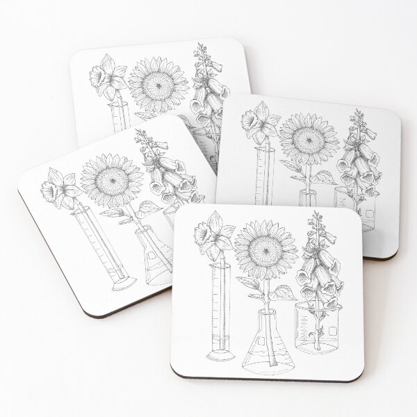 Item preview, Flowers and Lab Glassware designed and sold by julierorrer.