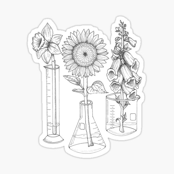 Item preview, Flowers and Lab Glassware designed and sold by julierorrer.