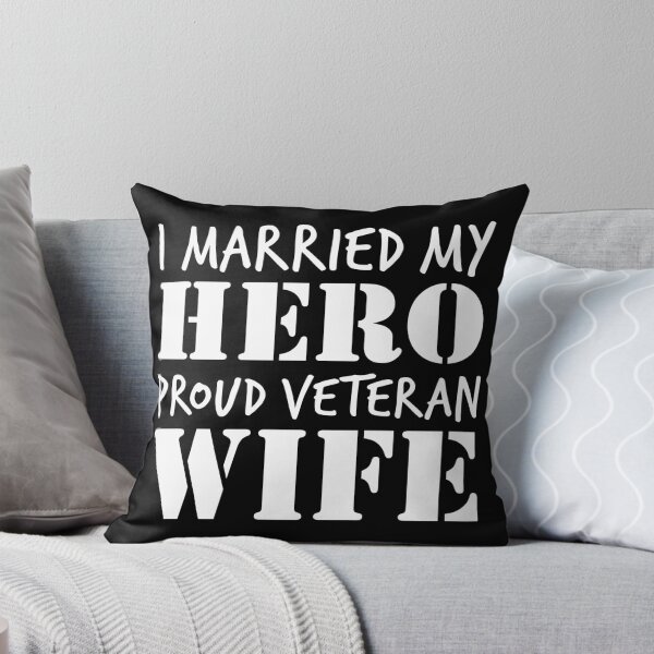 Item preview, I MARRIED MY HERO PROUD VETERAN WIFE Military Vet design designed and sold by nikkidawn74.