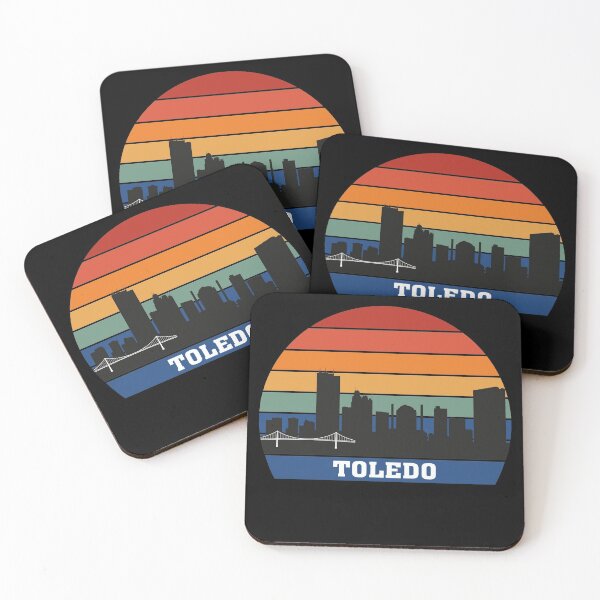 Item preview, Toledo Skyline Souvenir Ohio USA Silhouette designed and sold by TeeHome.