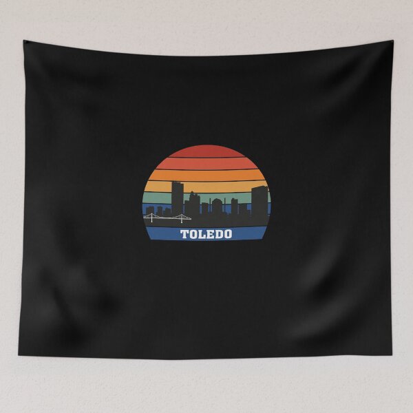 Item preview, Toledo Skyline Souvenir Ohio USA Silhouette designed and sold by TeeHome.