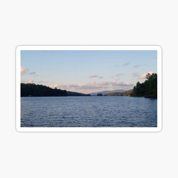 View of Long Lake Sticker