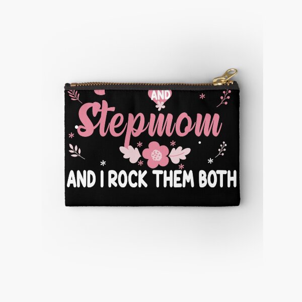 Item preview, I have Two Titles Mom and Stepmom Birthday Stepmom Gift designed and sold by zedesignn.