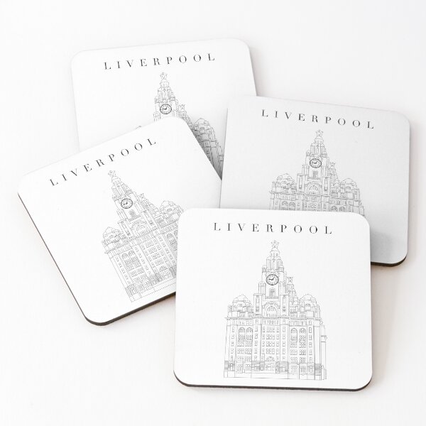 Item preview, Liver Building Liverpool - Outline designed and sold by chloedixonnn.
