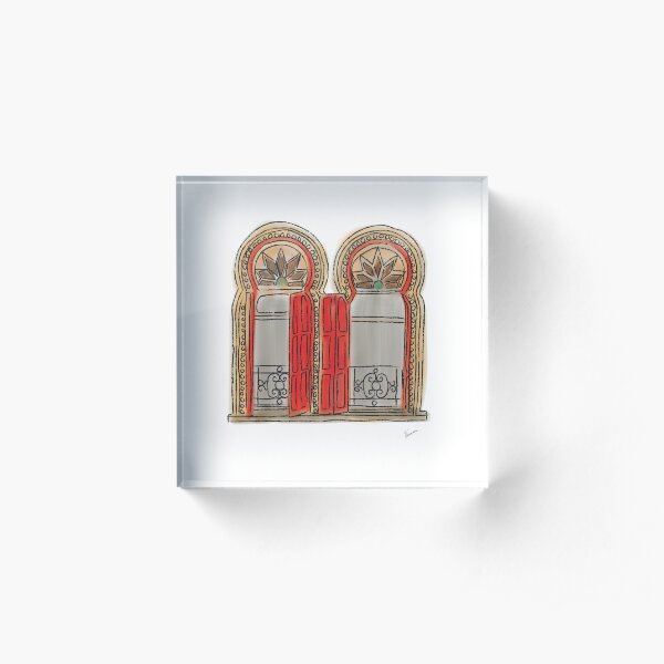 Beirut Windows #2 Acrylic Block