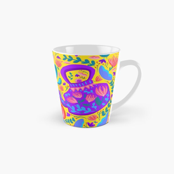 Kettles with flowers Tall Mug