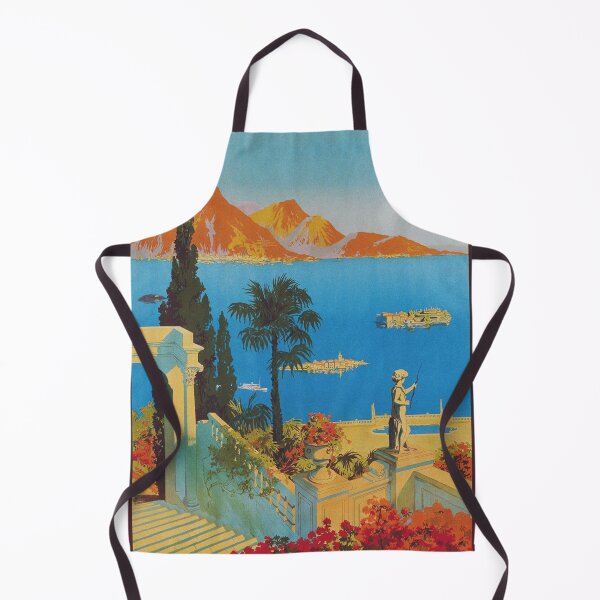Artikelvorschau, Le Lac Majeur, France Vintage Travel Poster entworfen und verkauft von vintagevivian.