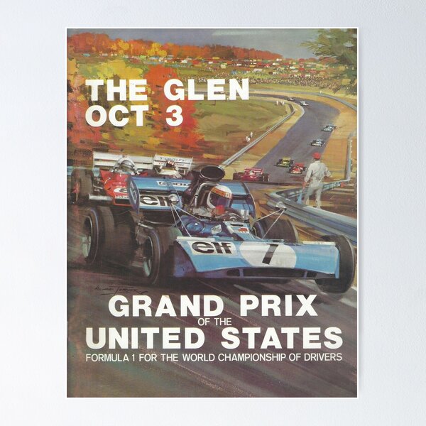 Item preview, Vintage Grand Prix of the United States - Watkins Glen, New York designed and sold by QuayTradingCo.