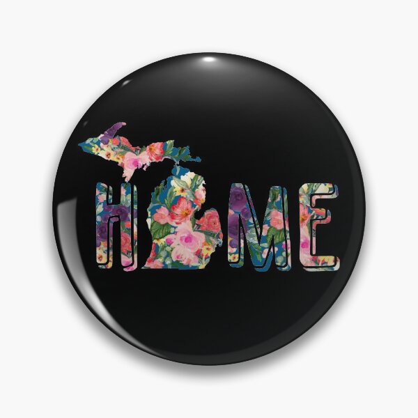 Item preview, MICHIGAN IS HOME | Digital Painted Flowers by Cherie designed and sold by CheriesArt.