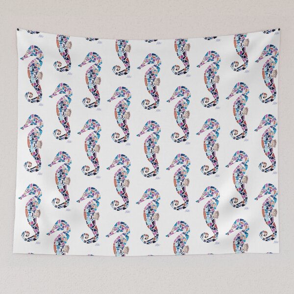 Item preview, Seahorse Mosaic Cutout designed and sold by Jan Marvin Art Studio.