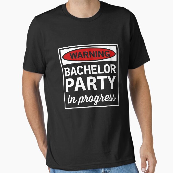 Item preview, Warning. Bachelor Party in Progress designed and sold by bridal.