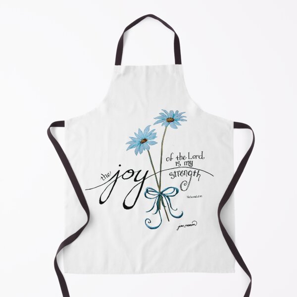 Item preview, The Joy of the Lord is my Strength Blue Daisies designed and sold by Jan Marvin Art Studio.