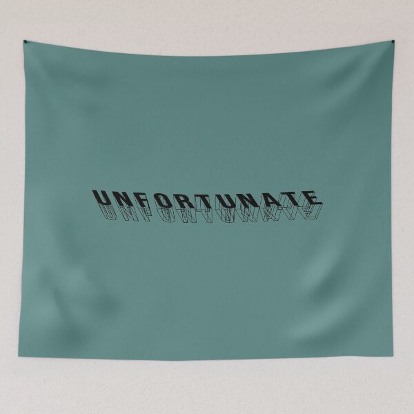 Item preview, UNFORTUNATE (Black) designed and sold by Sorrrry.
