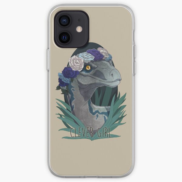 Clever Girl - Blue iPhone Soft Case