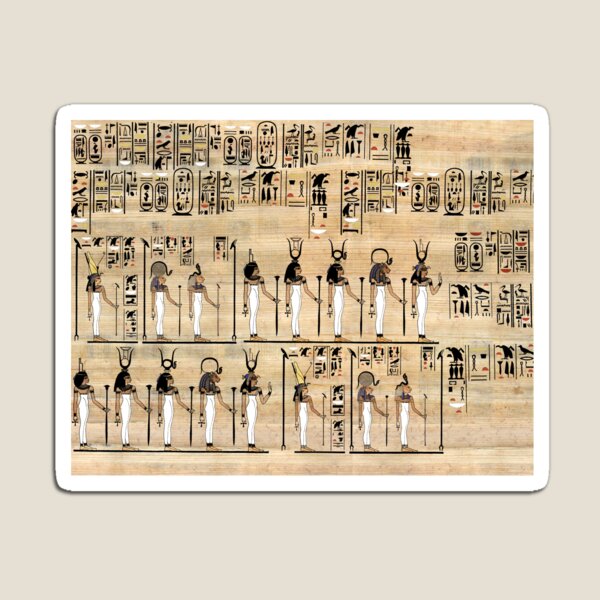 Item preview, Ancient Egypt Pharaoh Papyrus Hieroglyphs Egyptian Civilization designed and sold by ernstc.