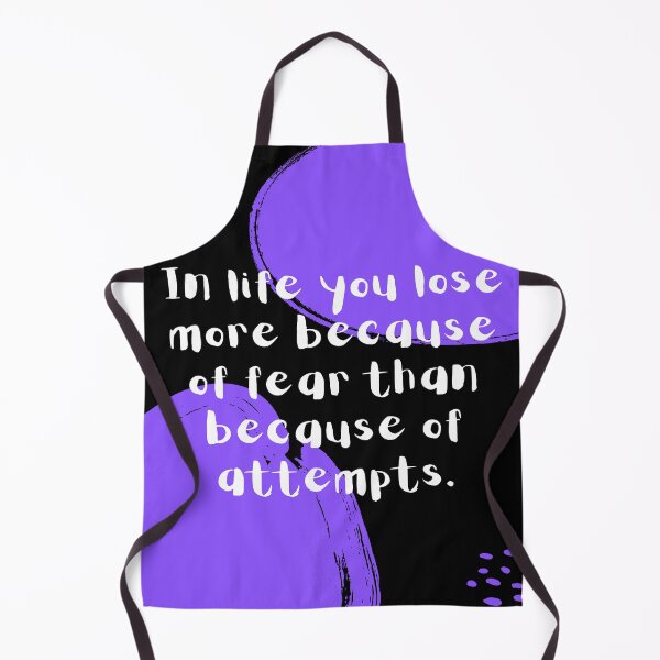 Item preview, In life you lose more because of fear than because of attempts. designed and sold by FranFornix.