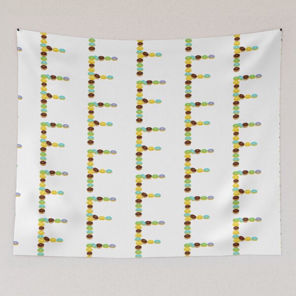 Item preview, COLORFUL DONUT ALPHABET CAPITAL LETTER F designed and sold by LiveAndGlow.