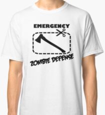 Emergency Zombie Defense Classic T-Shirt