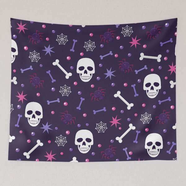 Item preview, Skull And Spider Pattern Mask designed and sold by Marstore.