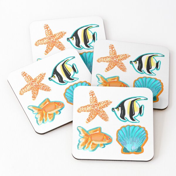 Item preview, Ocean Themed Sticker Pack designed and sold by KatharineArt.