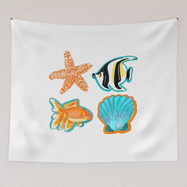 Item preview, Ocean Themed Sticker Pack designed and sold by KatharineArt.