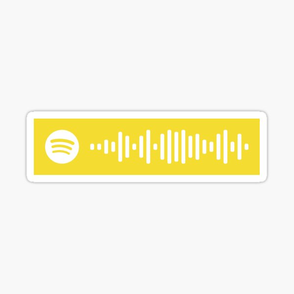 Sunset Lover by Petit Biscuit Spotify Scan Code Sticker