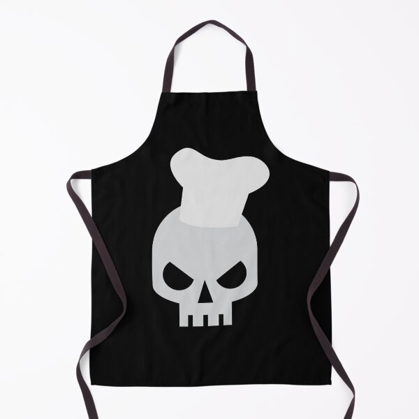 Item preview, angry skull chef in a cooking hat designed and sold by jazzydevil.