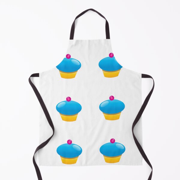 Item preview, cute little blue Cupcake stickers designed and sold by jazzydevil.