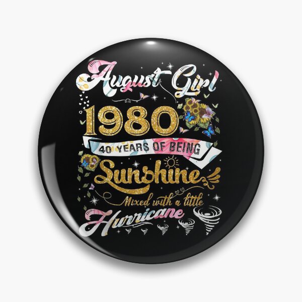 Item preview, Vintage August 1980 Designs 40 Years Old 40th Birthday designed and sold by Lykhota97.