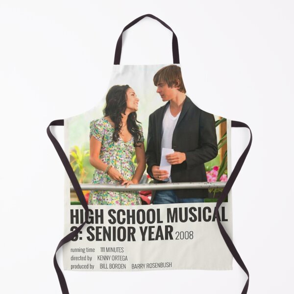 high school musical 3: senior year Apron for Sale by mercurylights