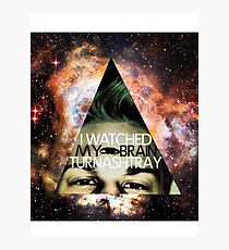 I Watched My Brain Turn Ashtray Photographic Print