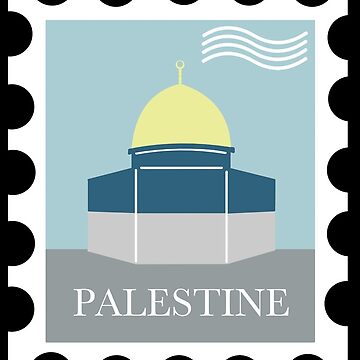 Palestinian Flag & Dome of the Rock Stamp Sticker – WATAN