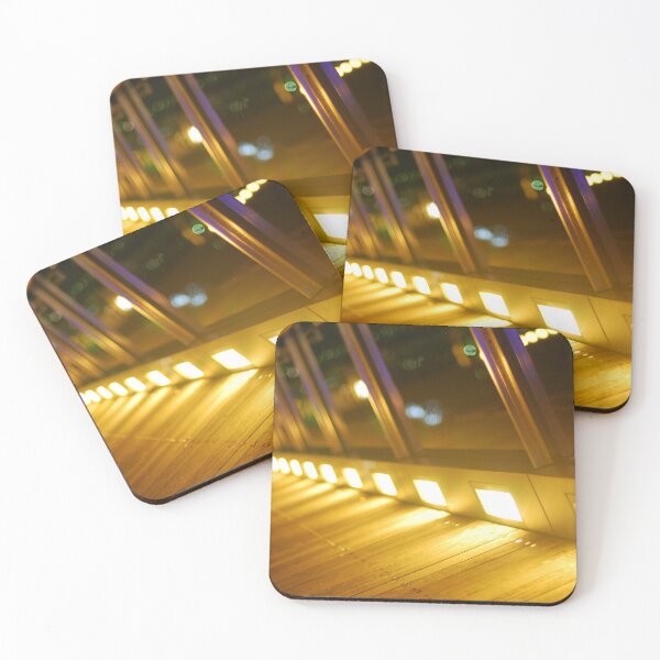 Item preview, YELLOW GLOW LIGHT PATH | Abstract Photo designed and sold by PhotoStory.
