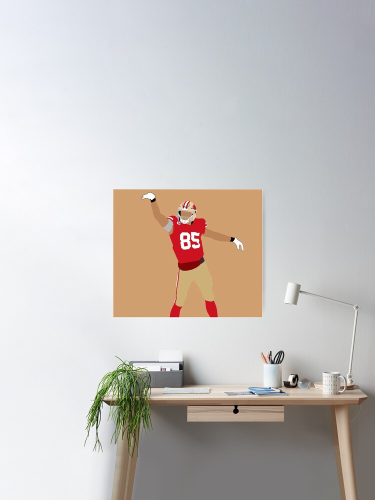 George Kittle San Francisco Poster Canvas Wrap Football -   Finland