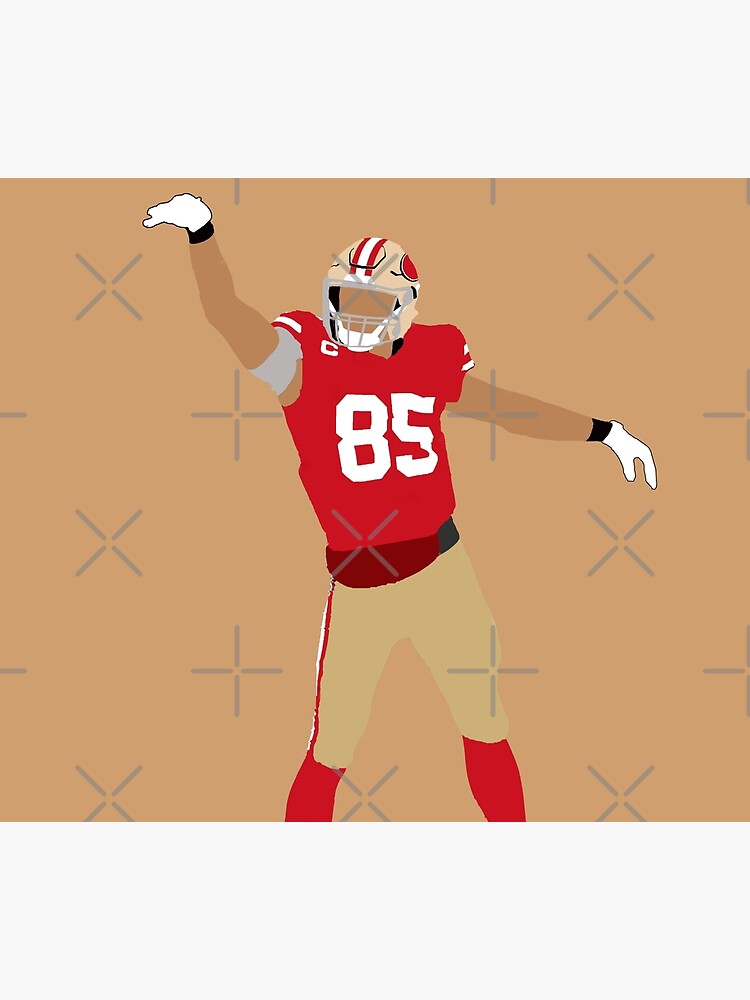 George Kittle 85 San Francisco 49ers football player poster gift