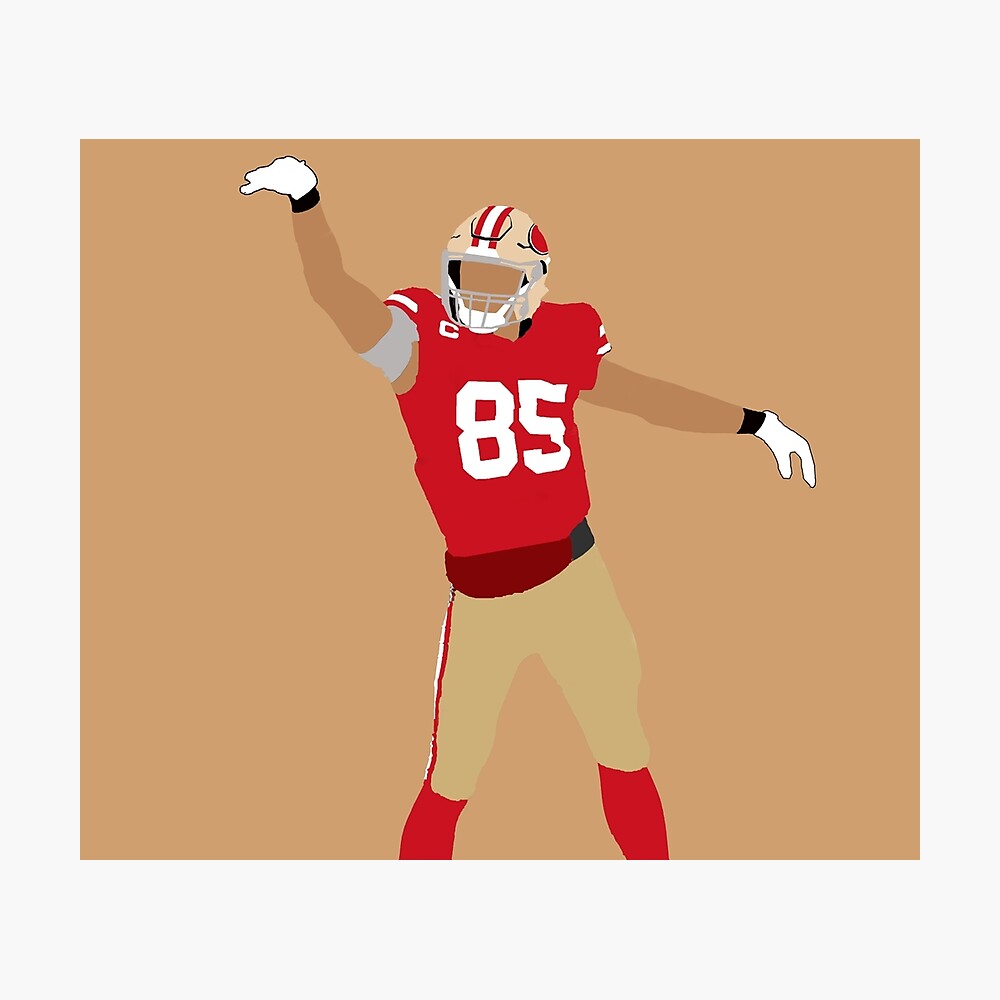 Player NFL George Kittle Georgekittle George Kittle San Francisco 49Ers  Player George Kittle Georgek Poster