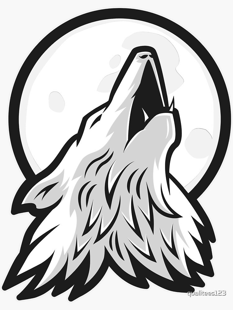 Lone Wolf Retro Logo - White T Shirt – Magnamund - Holmgard Press
