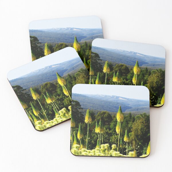 Item preview, Kniphofia - Blue Mountains Botanic Gardens designed and sold by Marilyn Harris.