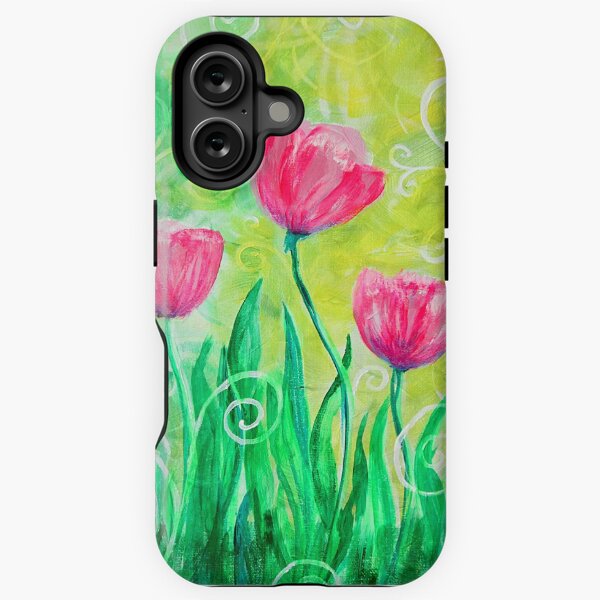 Dancing Tulips by Jan Marvin iPhone Tough Case