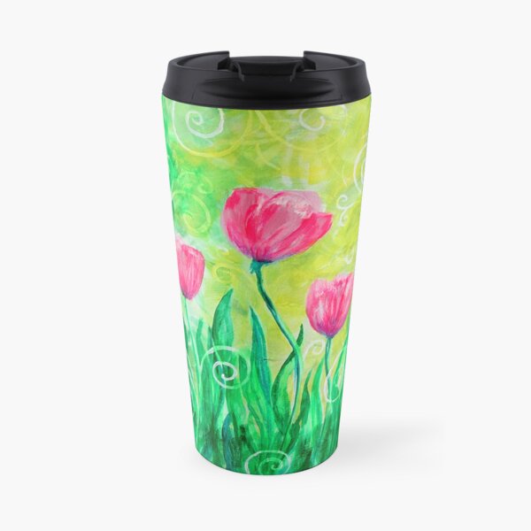 Dancing Tulips by Jan Marvin Travel Mug