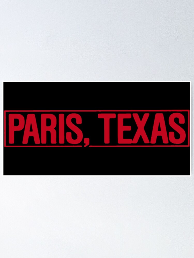 Alternate view of Paris, Texas Poster