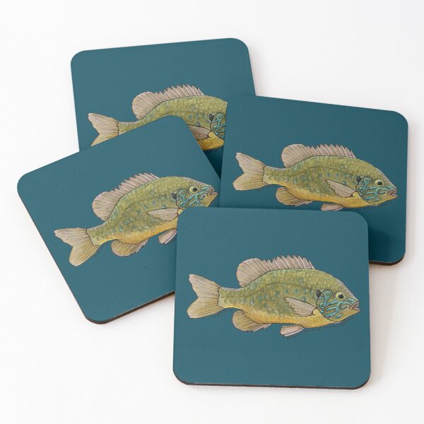 Item preview, Pumpkinseed Fish Watercolor designed and sold by mernstw.