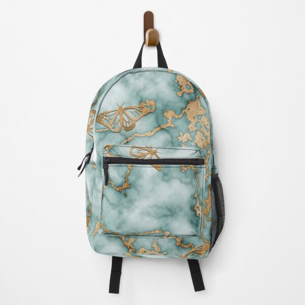 Item preview, Marble Gold Butterfly Teal designed and sold by llBBJll.