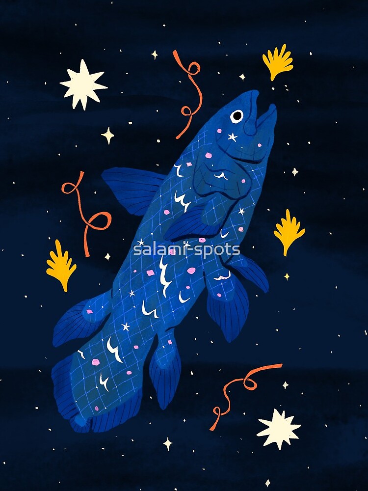 Starry Coelacanth by salami-spots