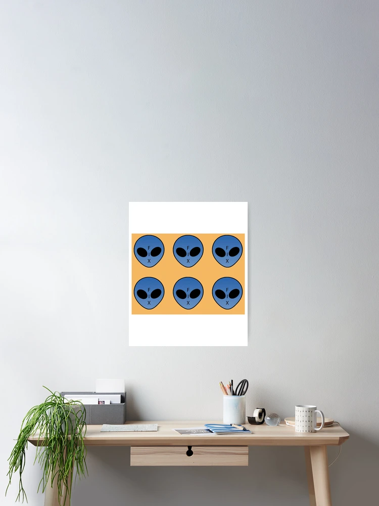 Thumbnail 2 of 3, Poster, Fix Alien Pattern designed and sold by Becca Noel.
