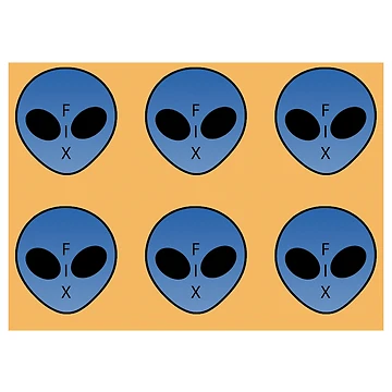 Artwork thumbnail, Fix Alien Pattern by Becca Noel
