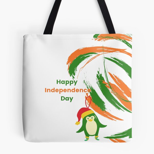 Item preview, Penguin on Independence day designed and sold by GlobalHunt.