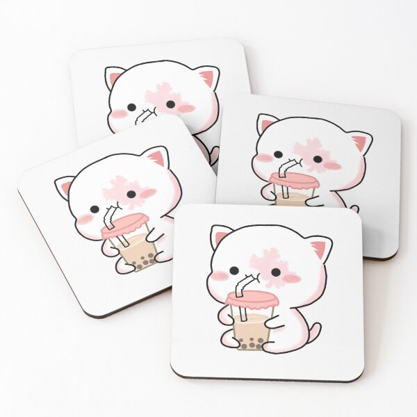 Item preview, bubble tea cat designed and sold by Wizabi.